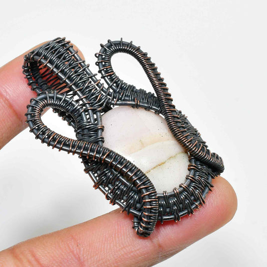 Luna’s Aura – Crystal Copper Pendant