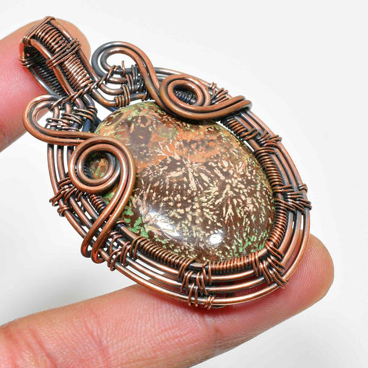 Serenity’s Embrace – Jasper & Copper Harmony Pendant