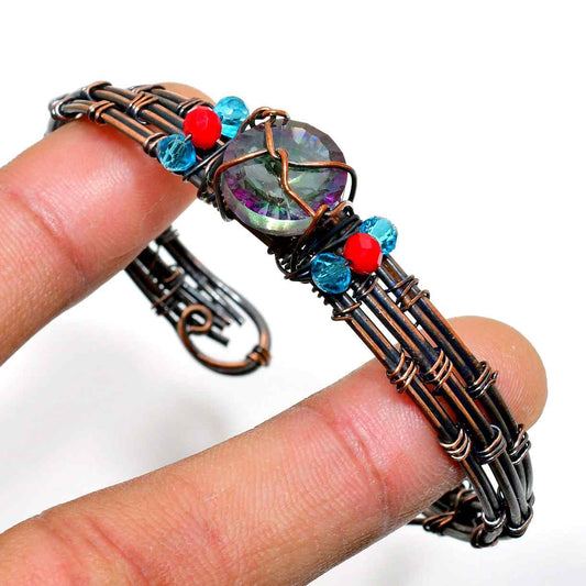 Harmony’s Song – Fluorite Copper Bracelet