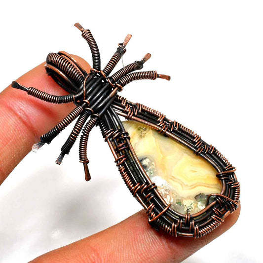 Terra’s Muse – Jasper Copper Pendant
