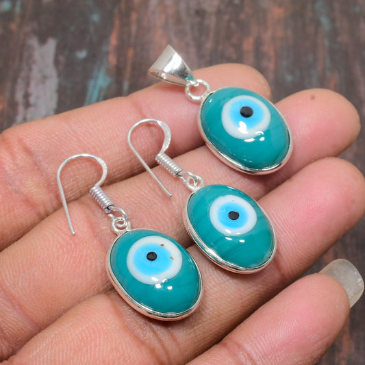 Azure Aegis – Turquoise Evil Eye Set