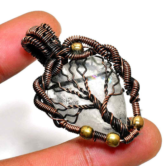 Gaia’s Arbor – Quartz Tree of Life Pendant