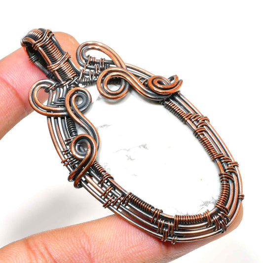 Sylvan Serenity – Amethyst & Copper Wire Pendant