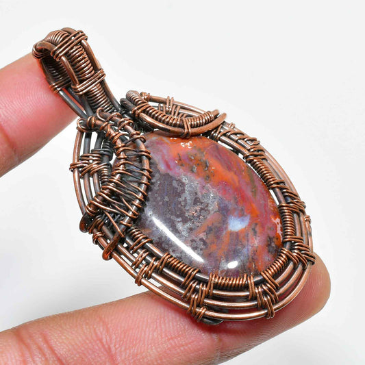 Terra’s Anchor – Jasper Copper Pendant