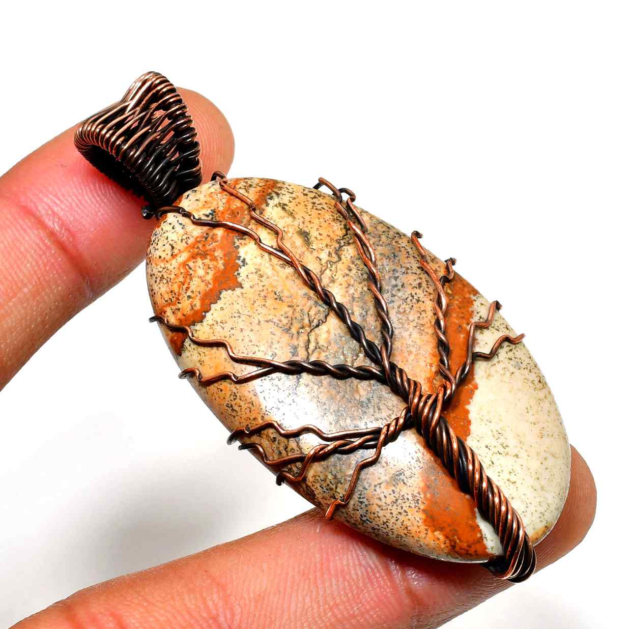 Gaia’s Embrace – Copper Tree of Life Pendant