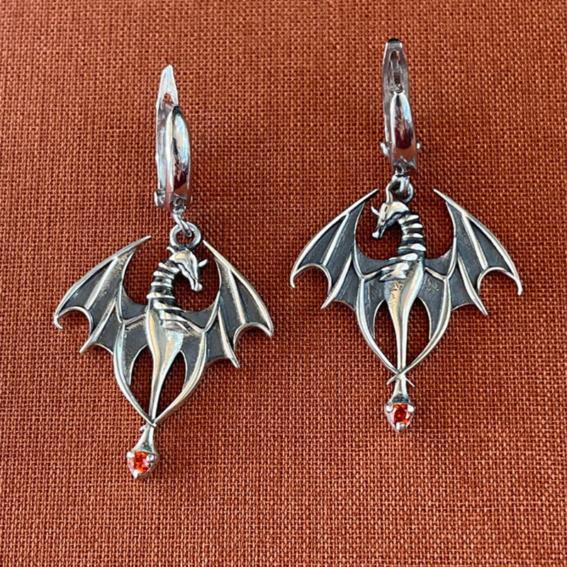 Vintage Bat Earrings