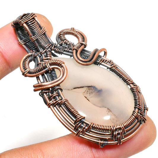 Serenity’s Shield – Amethyst Copper Pendant