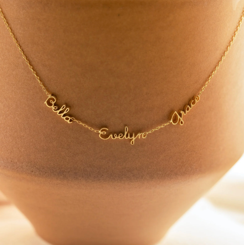 Dainty Darling Multiple Name Necklace