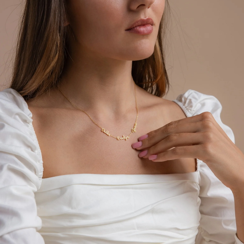 Dainty Darling Multiple Name Necklace