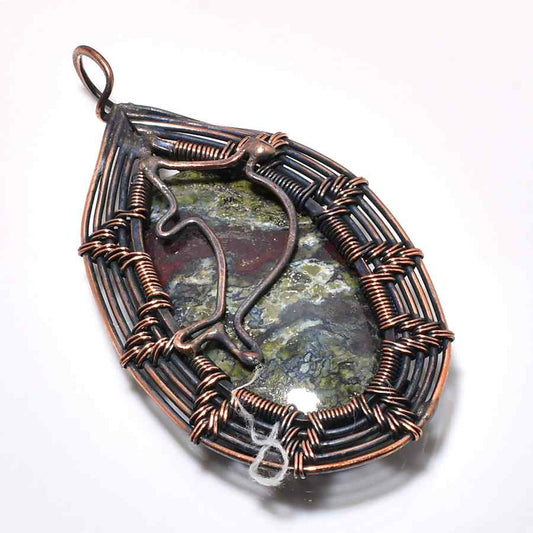 Earth’s Embrace – Copper Stone Pendant