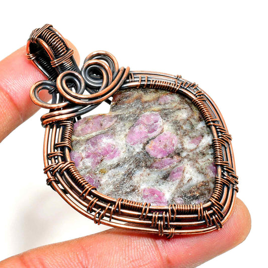 Earthsong – Artisan Copper Gemstone Pendant