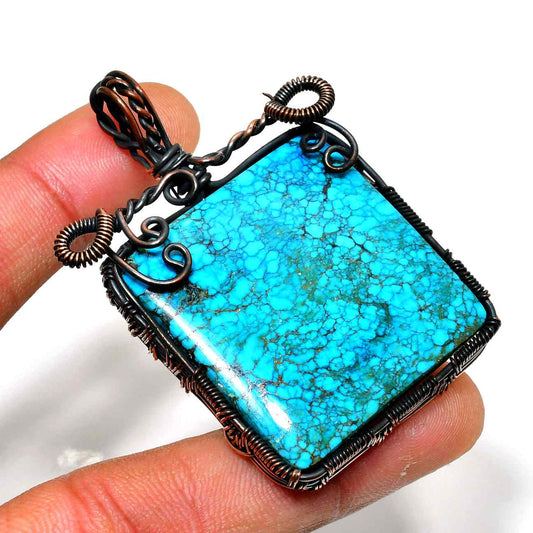 Tranquil Harmony – Turquoise Copper Talisman