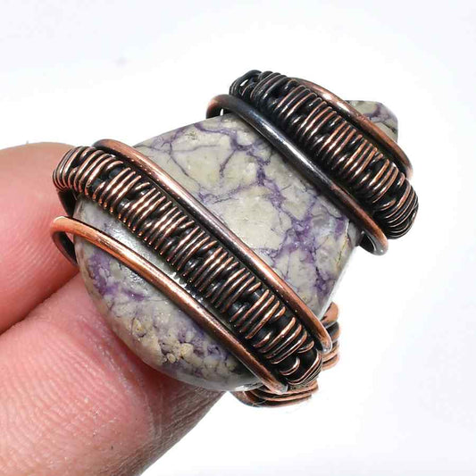 Serenity Shield – Smoky Quartz Copper Pendant