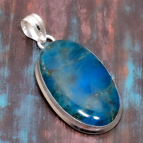 Ocean’s Embrace – Lapis Lazuli Sterling Silver Pendant