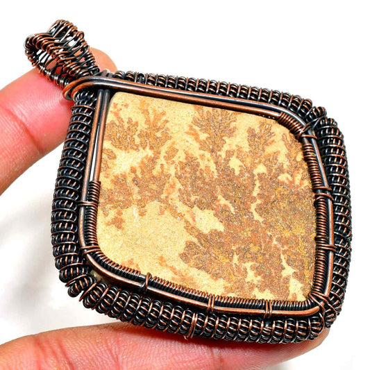 Earth’s Embrace – Jasper & Copper Pendant