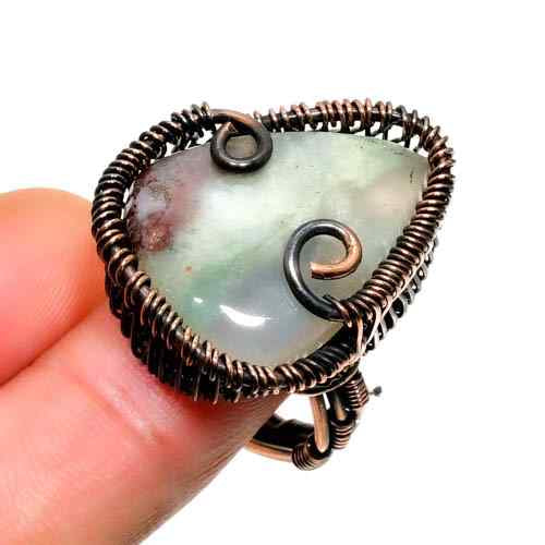 Serenity’s Embrace – Jade & Copper Ring