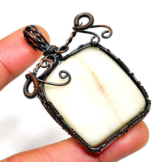 Gaia’s Harmony – Earthstone Copper Pendant