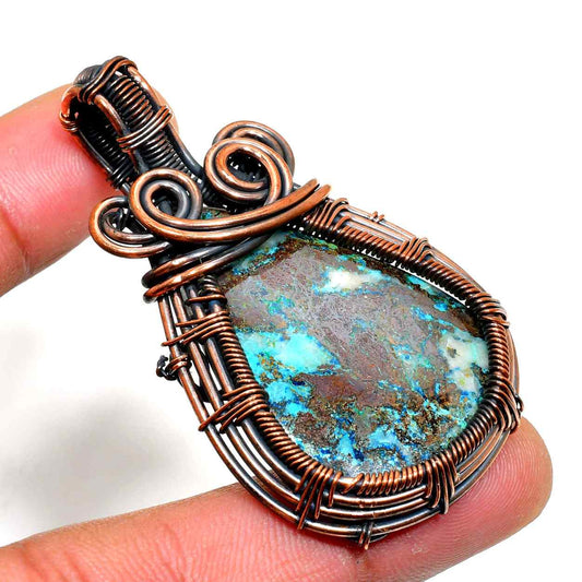 Tranquil Spirit – Turquoise Copper Pendant