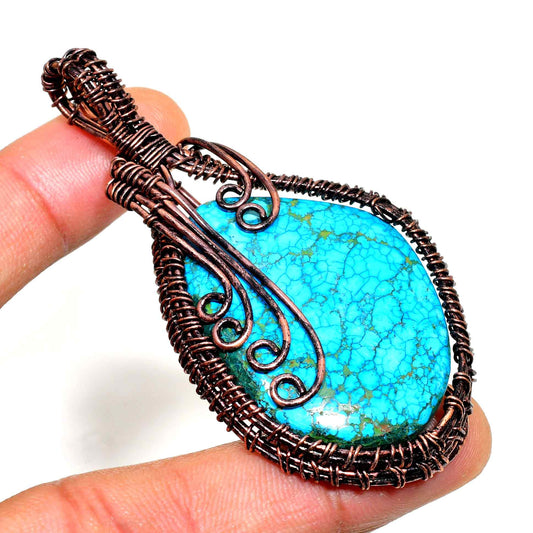 Serenity’s Song – Turquoise Copper Pendant