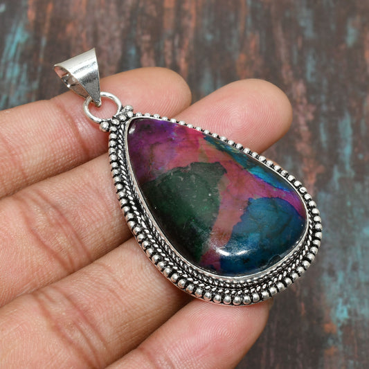 Aurora’s Muse – Sterling Silver Gemstone Pendant