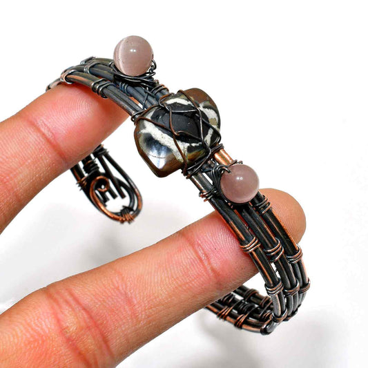 Serenity Shield – Black Tourmaline & Copper Bracelet