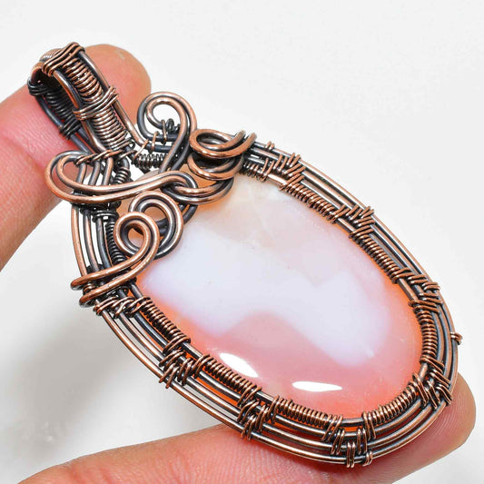 Luna’s Dream – Agate Copper Pendant