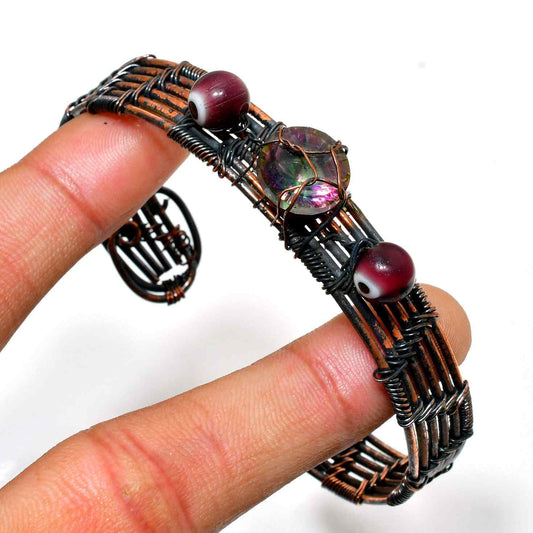 Gaia’s Balance – Tourmaline Copper Bracelet