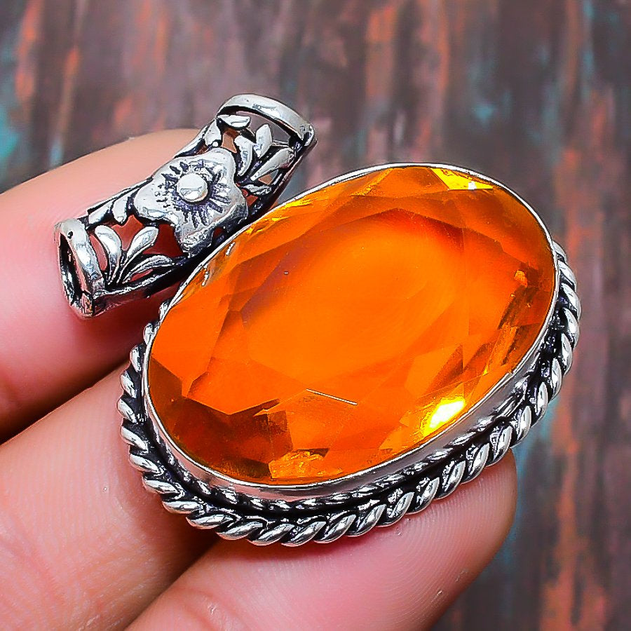 Sunlit Spirit – Sunstone & Sterling Silver Pendant