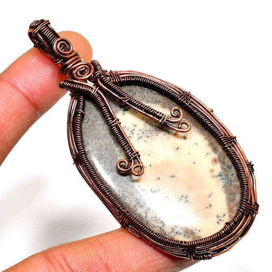 Terra’s Embrace – Earthstone Copper Pendant