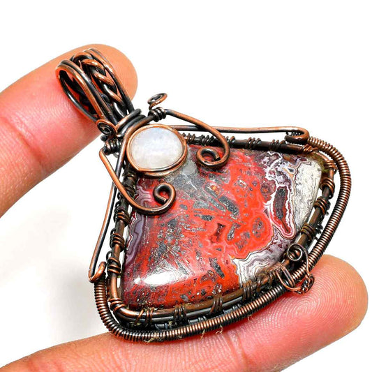 Terra’s Embrace – Jasper Copper Pendant