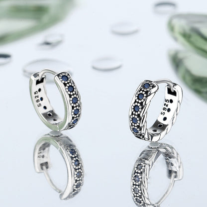 Vintage Braid Earrings  - 925 Sterling Silver