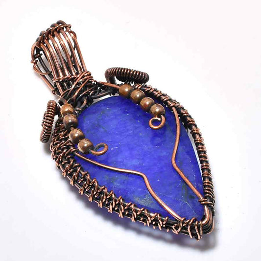 Truth Seeker – Lapis Lazuli Copper Pendant