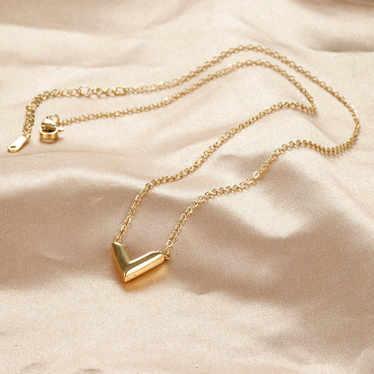 Vera Gold V-Necklace