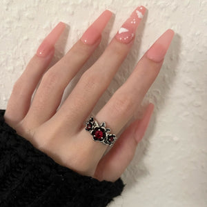 Caroline Red Stone Ring