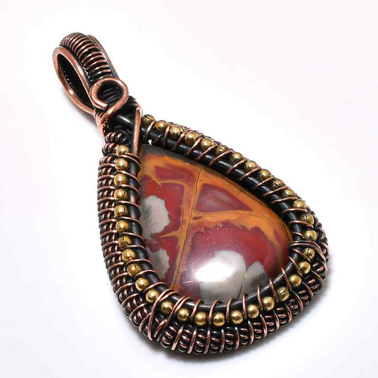 Terra’s Anchor – Jasper Copper Pendant