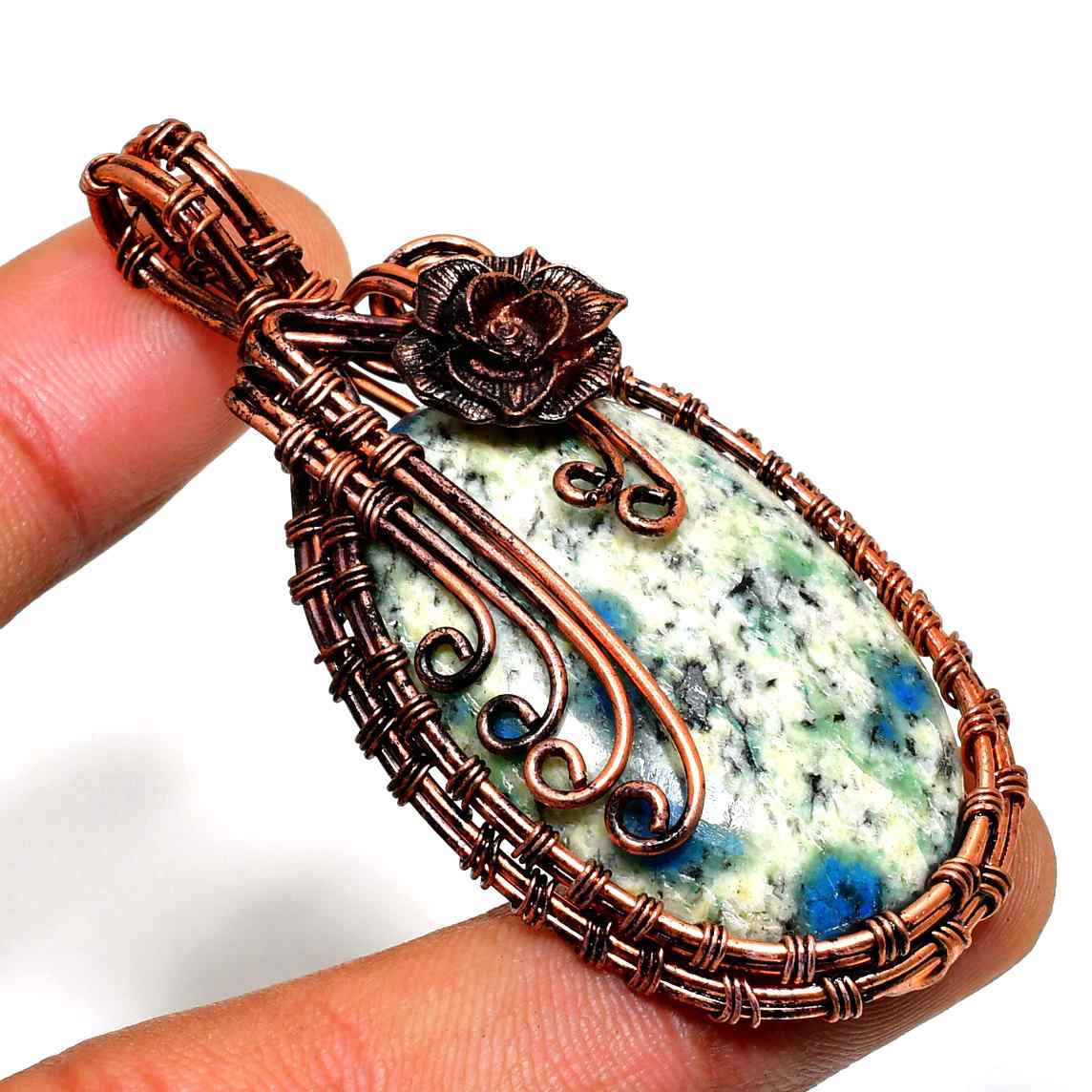 Mystic Truth – Lapis Lazuli Copper Pendant