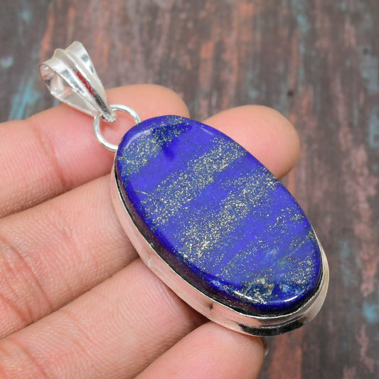 Selene’s Truth – Sterling Silver Lapis Lazuli Pendant