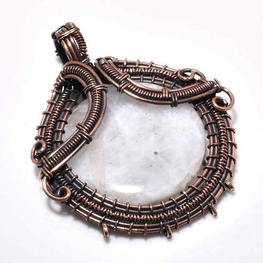 Embrace Balance – Quartz & Copper Pendant