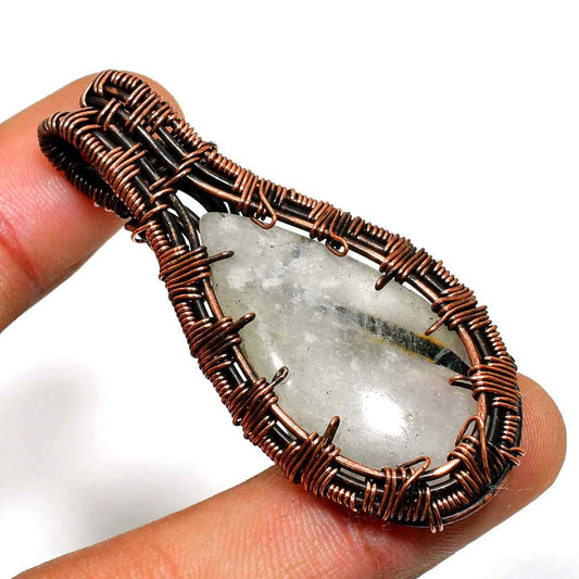 Serenity’s Breath – Copper Quartz Pendant