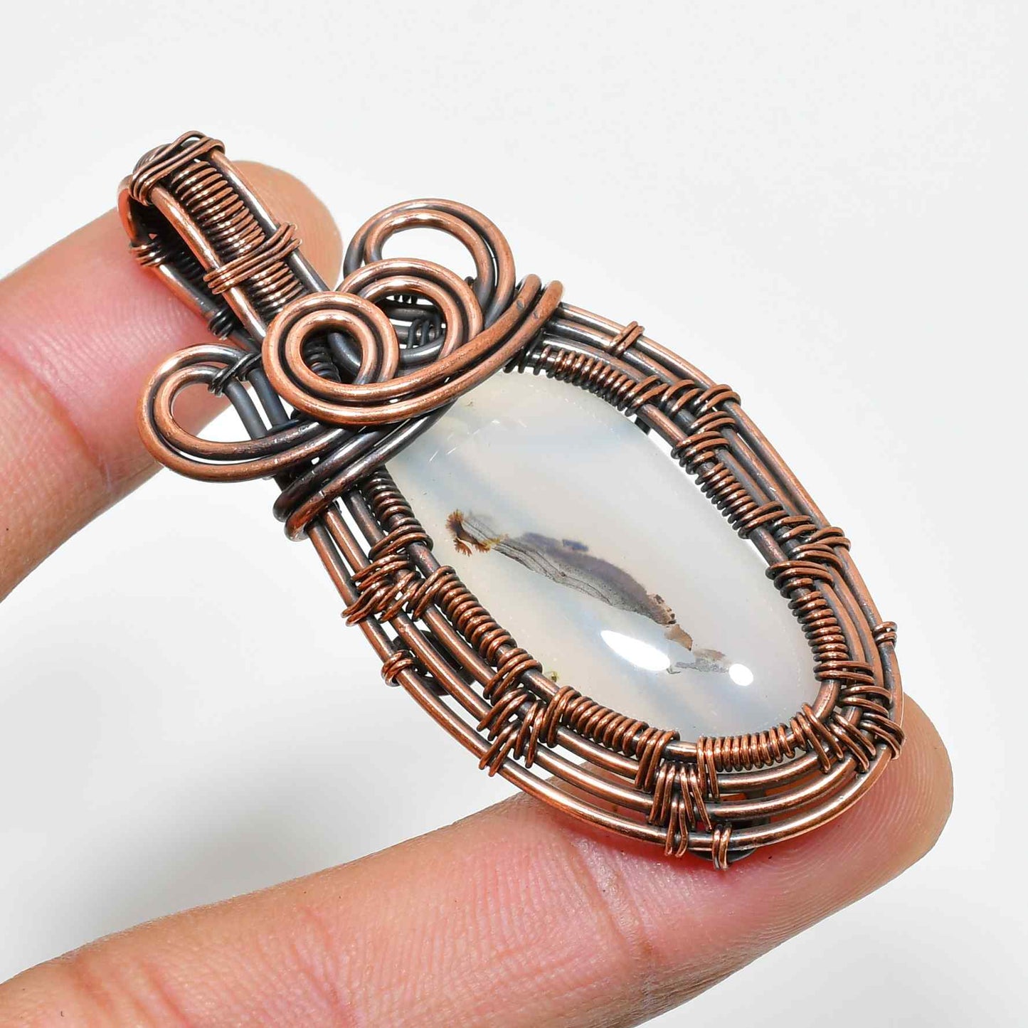 Earth’s Heart – Copper Agate Pendant