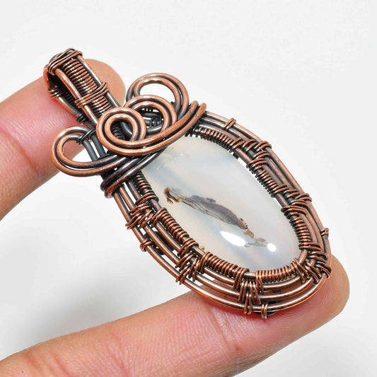 Earth’s Heart – Copper Agate Pendant