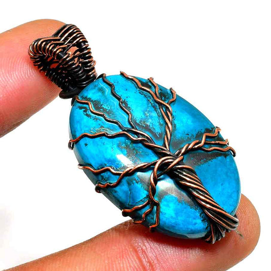 Tranquil Spirit – Turquoise Copper Pendant
