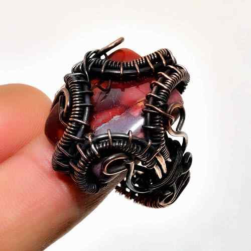 Gaia’s Embrace – Jasper Copper Ring