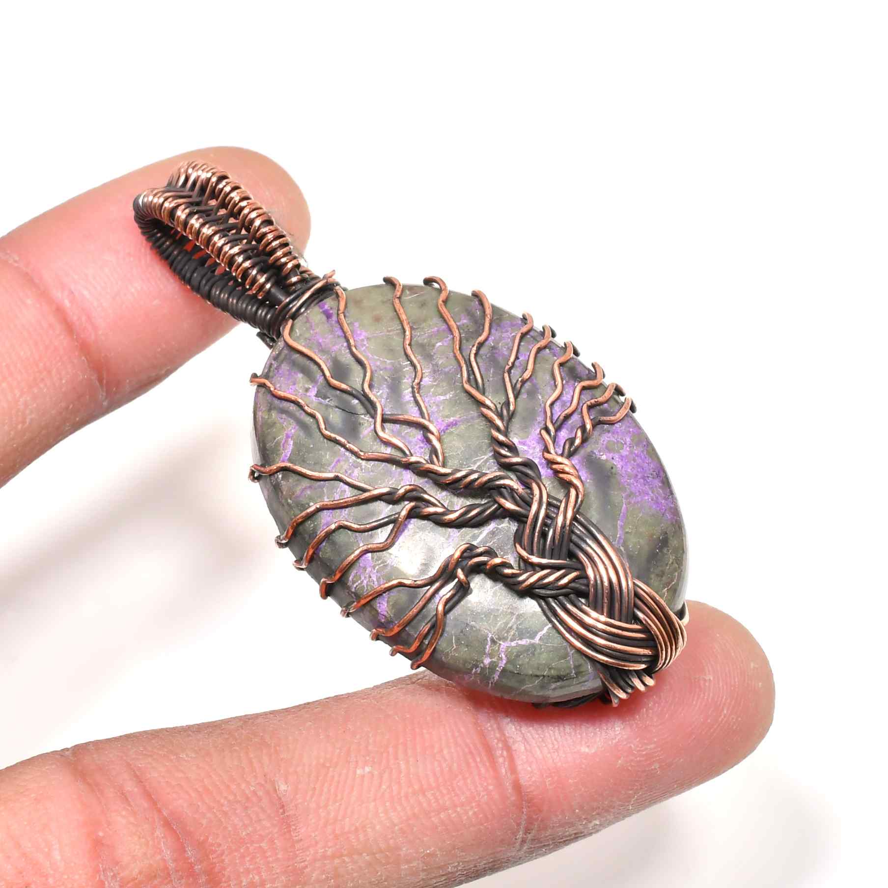 Earthsong – Labradorite Tree of Life Pendant