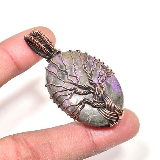 Earthsong – Labradorite Tree of Life Pendant