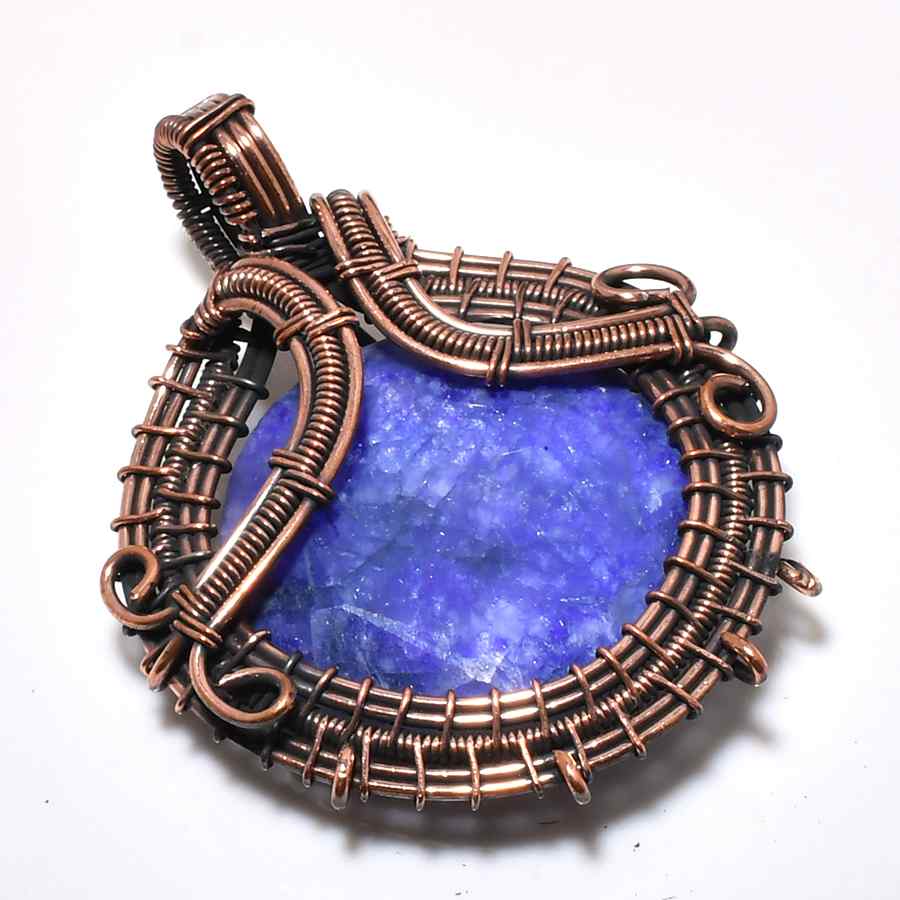 Nyra’s Wisdom – Lapis Lazuli Copper Pendant