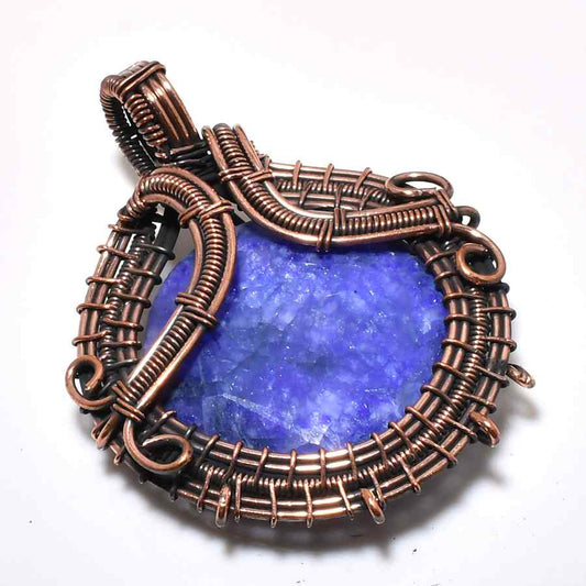 Nyra’s Wisdom – Lapis Lazuli Copper Pendant
