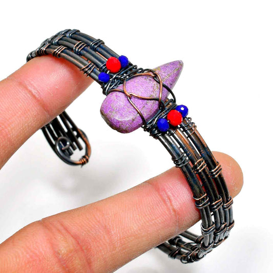 Radiant Earth – Handwrapped Stone Bracelet