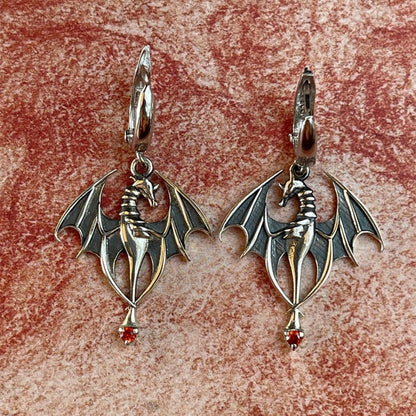 Vintage Bat Earrings