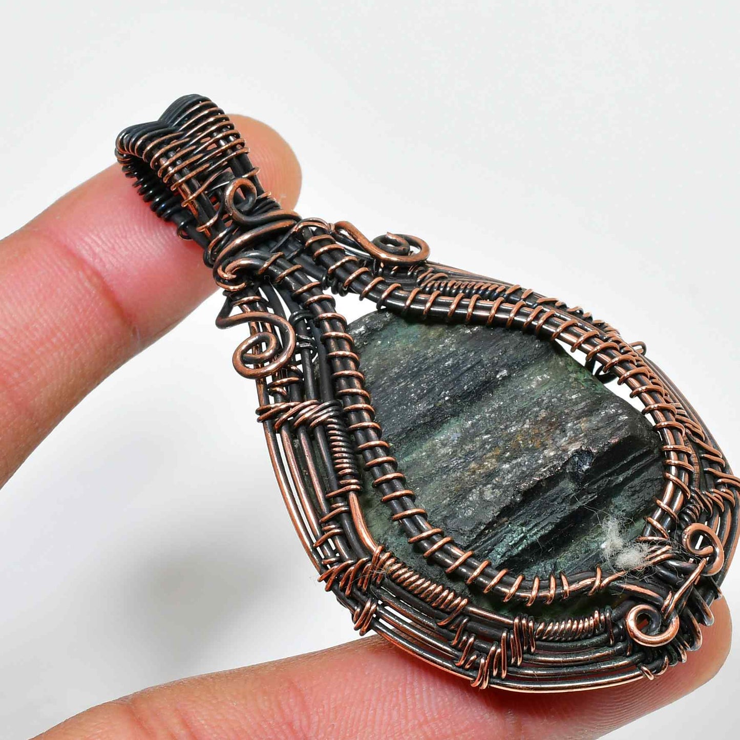 Earthsong – Natural Stone Copper Pendant